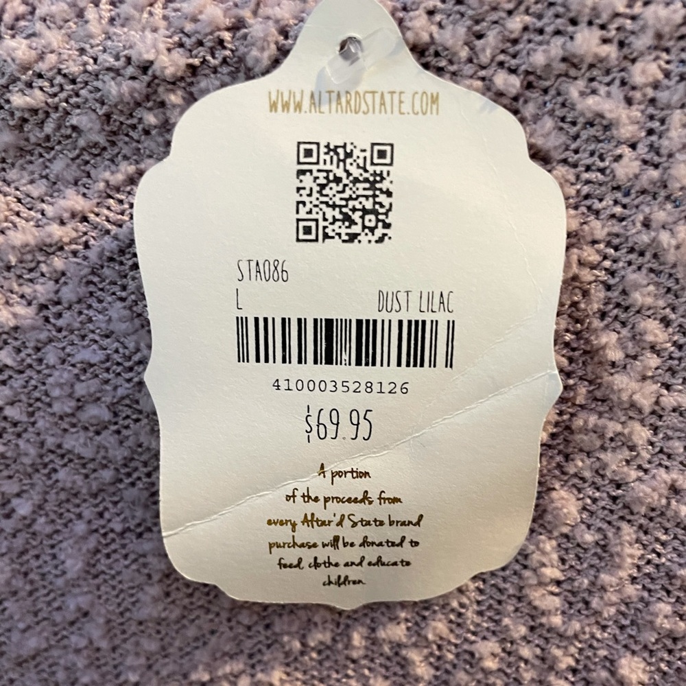 Altar’d State pink sweater, size large - Picture 6 of 6